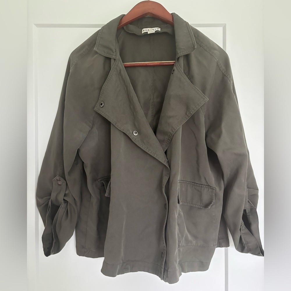 Ava & Viv Olive Green Jacket